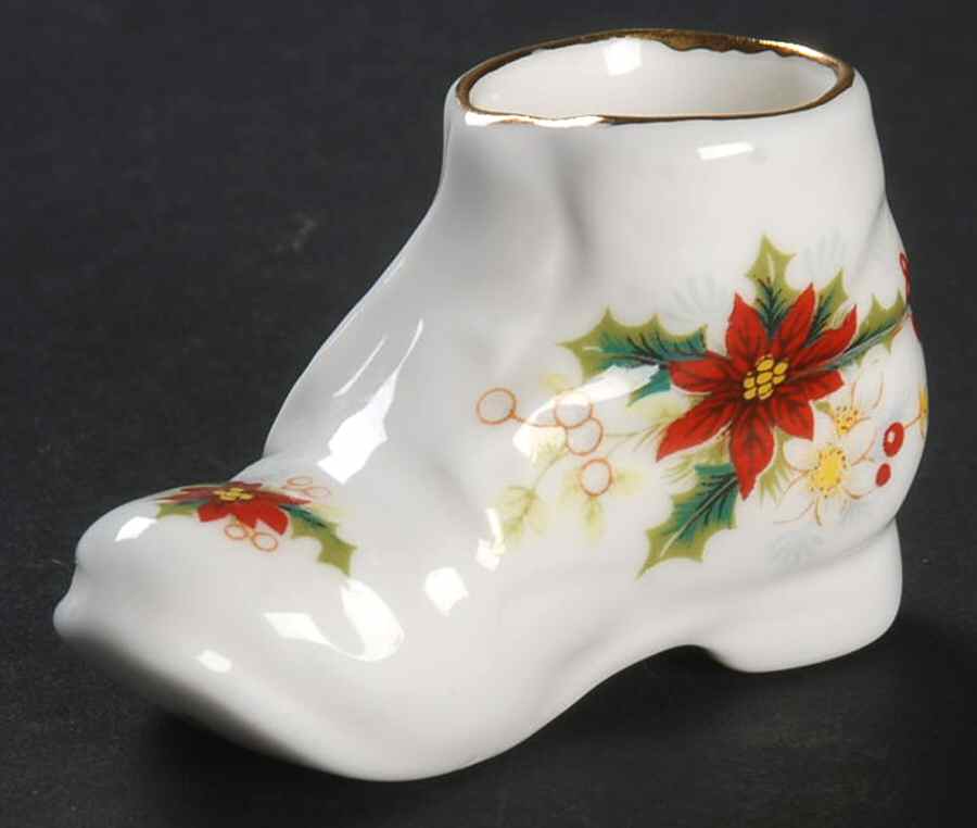 Poinsettia Small Shoe by Royal Albert-1