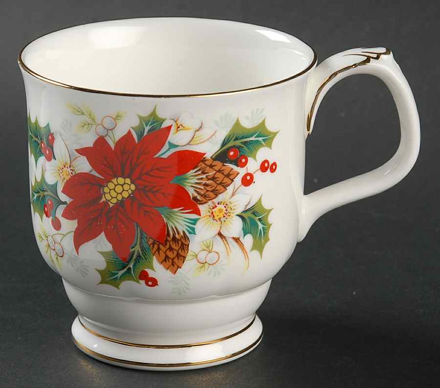 Poinsettia Mug by Royal Albert-1