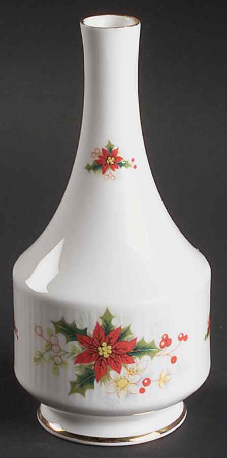 Poinsettia 5" Bud Vase by Royal Albert-1