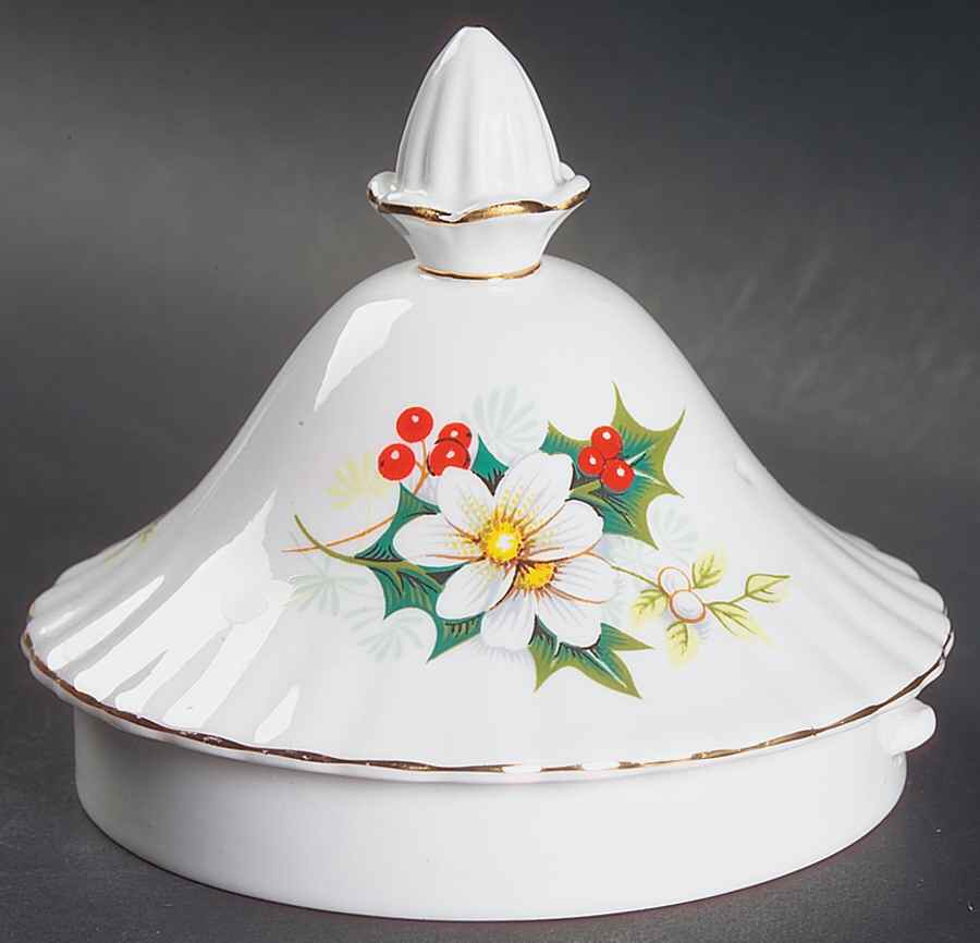 Poinsettia Lid for Teapot by Royal Albert-1