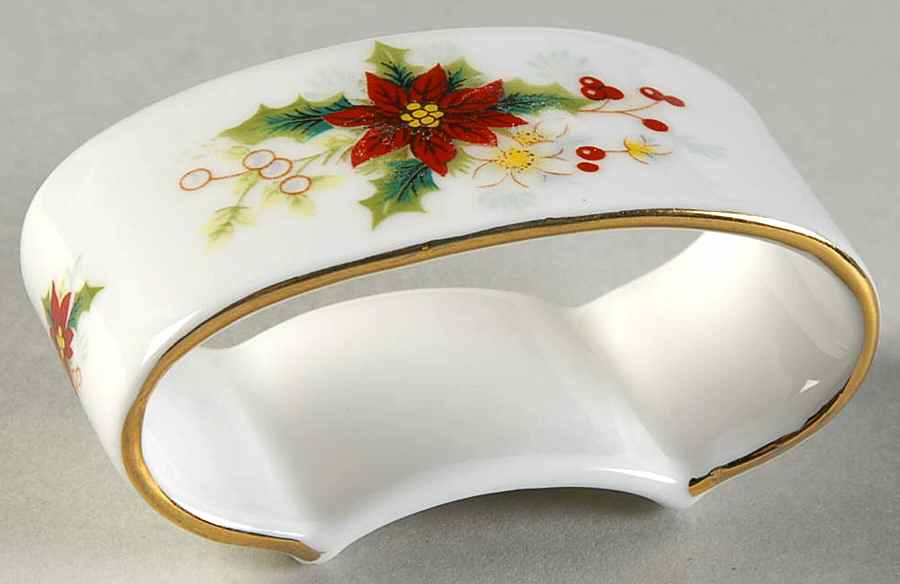 Poinsettia Napkin Ring by Royal Albert-1