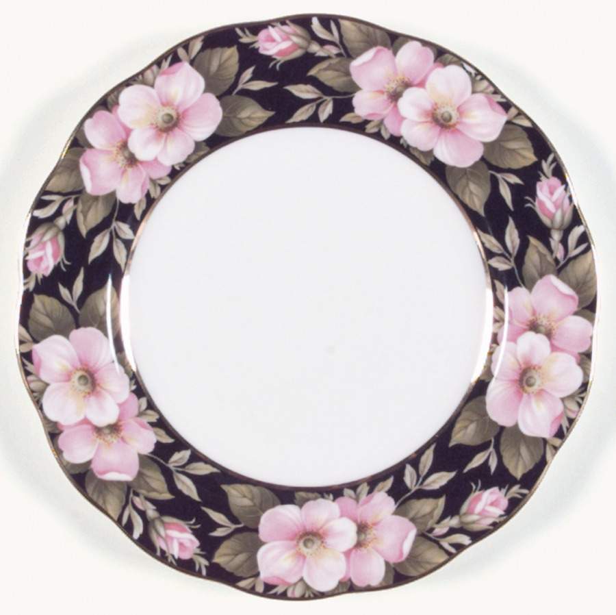 Provincial Flowers Salad Plate by Royal Albert-1