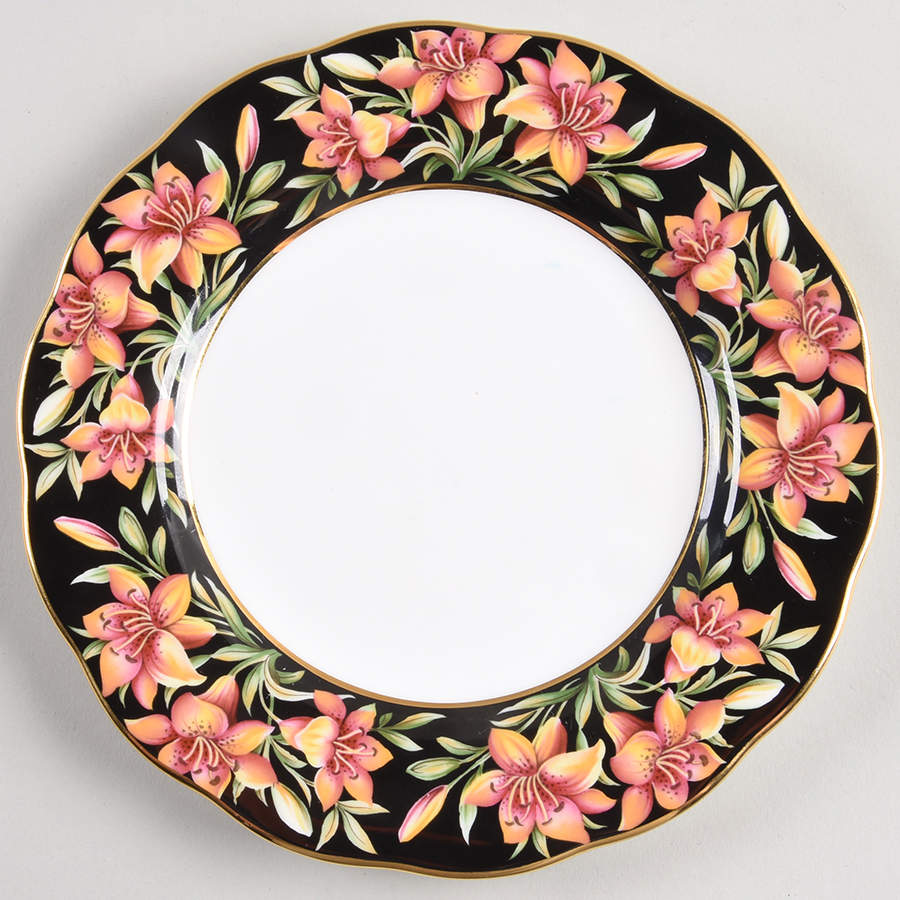 Provincial Flowers Salad Plate by Royal Albert-1