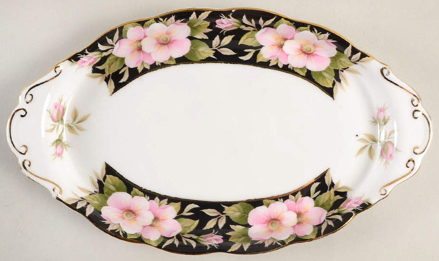 Provincial Flowers Tray for Creamer & Sugar with Lid by Royal Albert-1