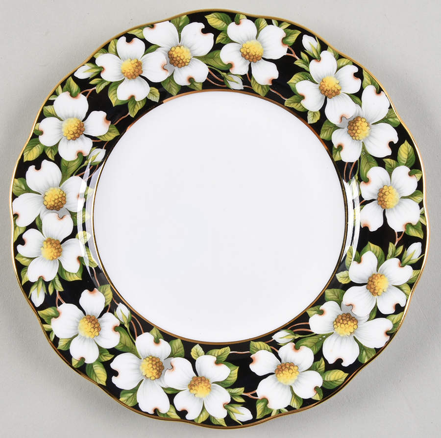 Provincial Flowers Salad Plate by Royal Albert-1
