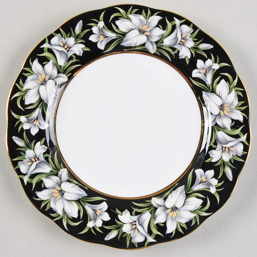 Provincial Flowers Salad Plate by Royal Albert-1