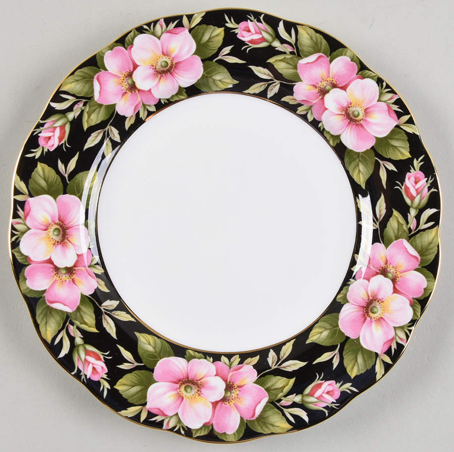 Provincial Flowers Salad Plate by Royal Albert-1