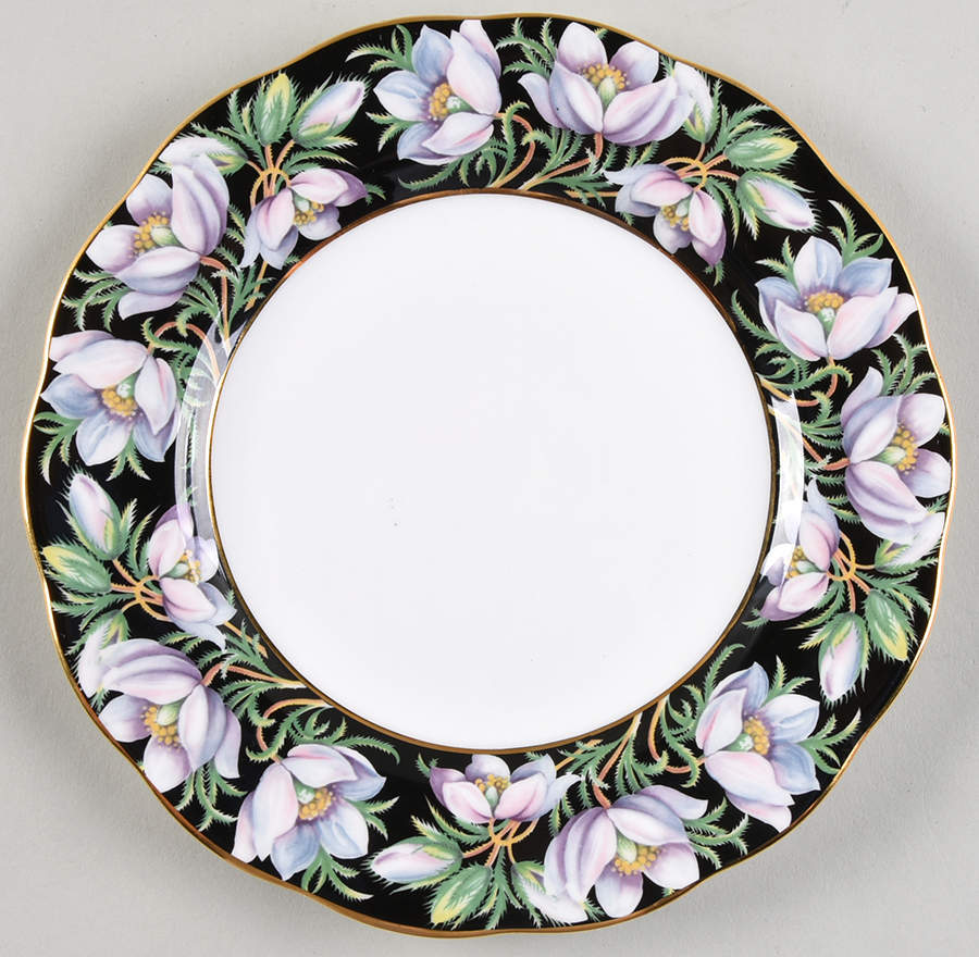 Provincial Flowers Salad Plate by Royal Albert-1