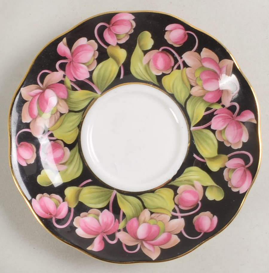 Provincial Flowers Saucer for Footed Demitasse Cup by Royal Albert-1