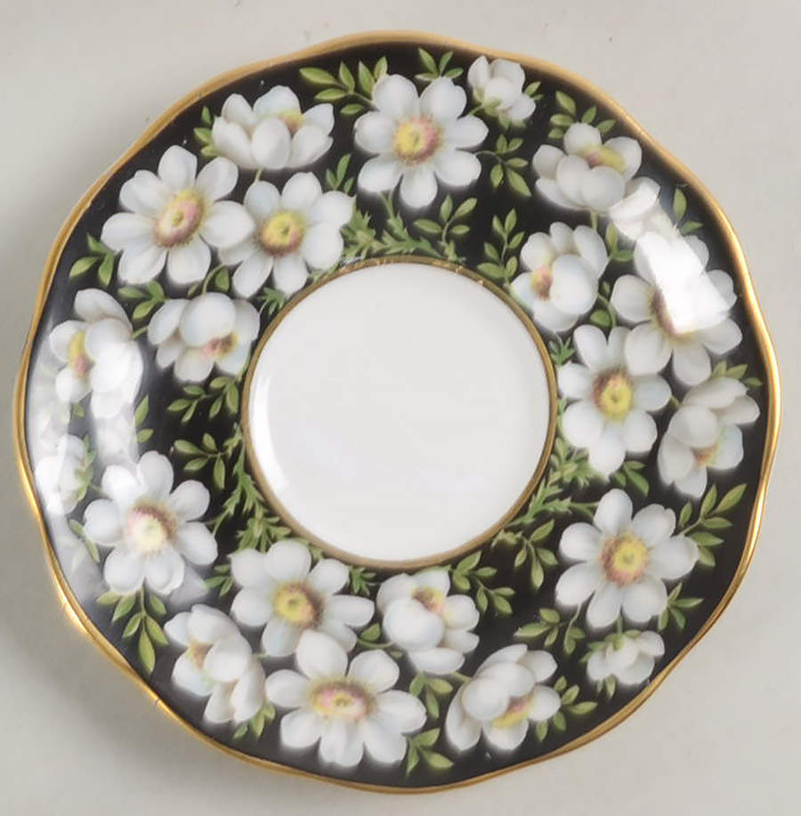 Provincial Flowers Saucer for Footed Demitasse Cup by Royal Albert-1