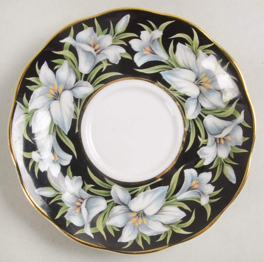 Provincial Flowers Saucer for Footed Demitasse Cup by Royal Albert-1