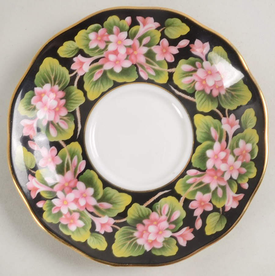 Provincial Flowers Saucer for Footed Demitasse Cup by Royal Albert-1