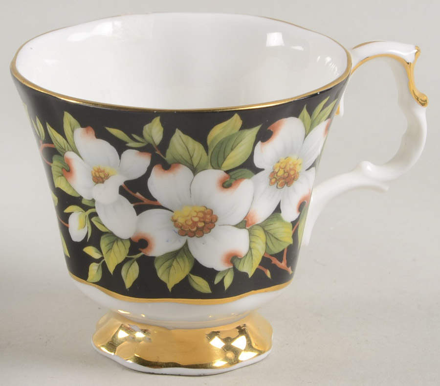 Provincial Flowers Footed Demitasse Cup by Royal Albert-1