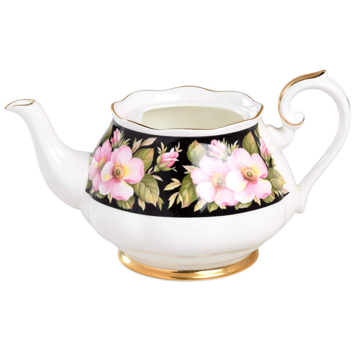 Provincial Flowers Teapot No Lid by Royal Albert-1