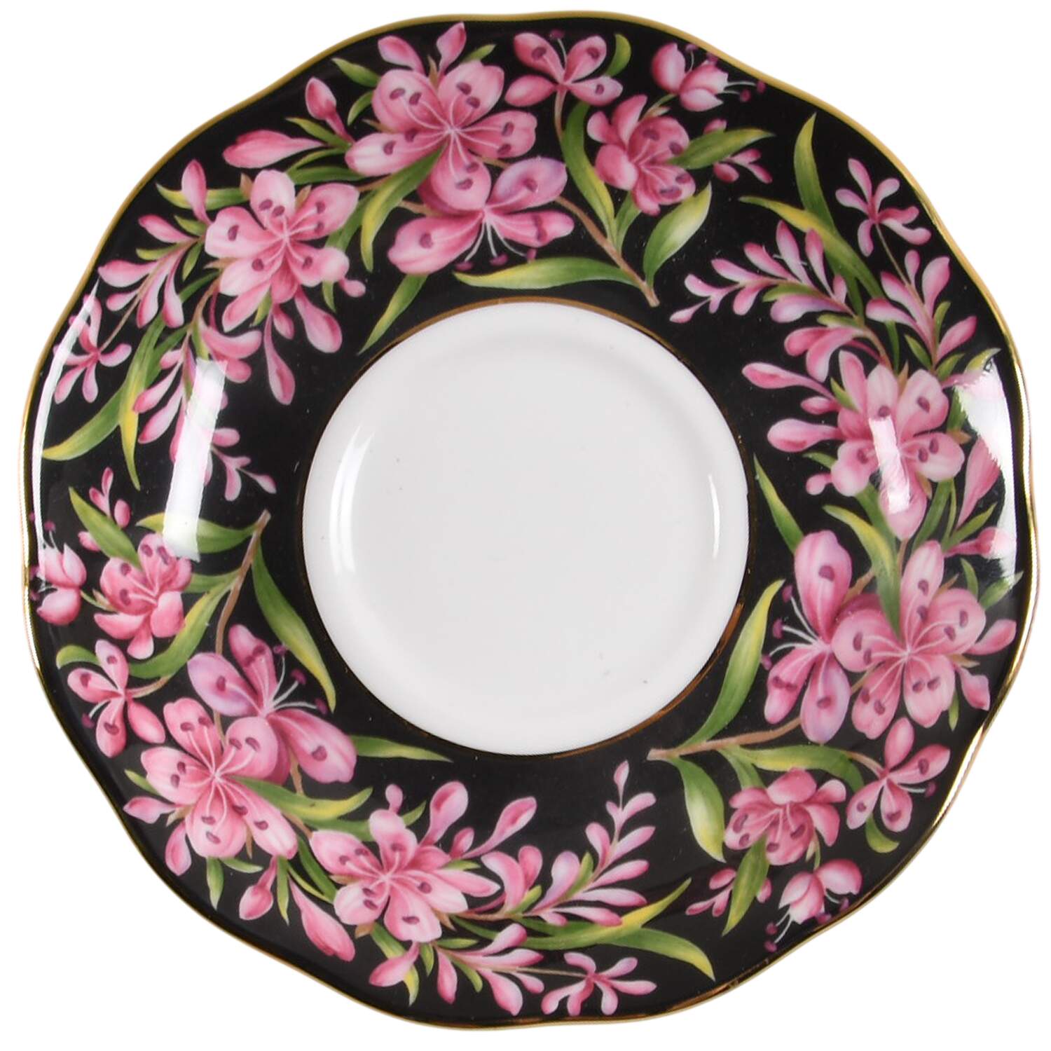 Provincial Flowers Saucer for Footed Cup by Royal Albert-1