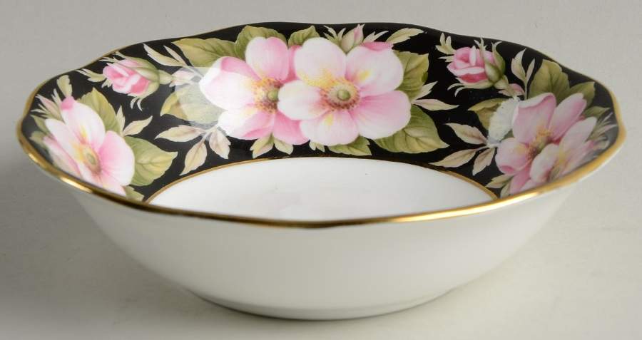 Provincial Flowers Fruit/Dessert (Sauce) Bowl by Royal Albert-1