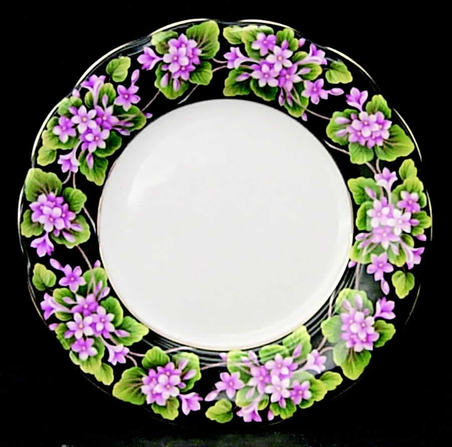 Provincial Flowers Salad Plate by Royal Albert-1