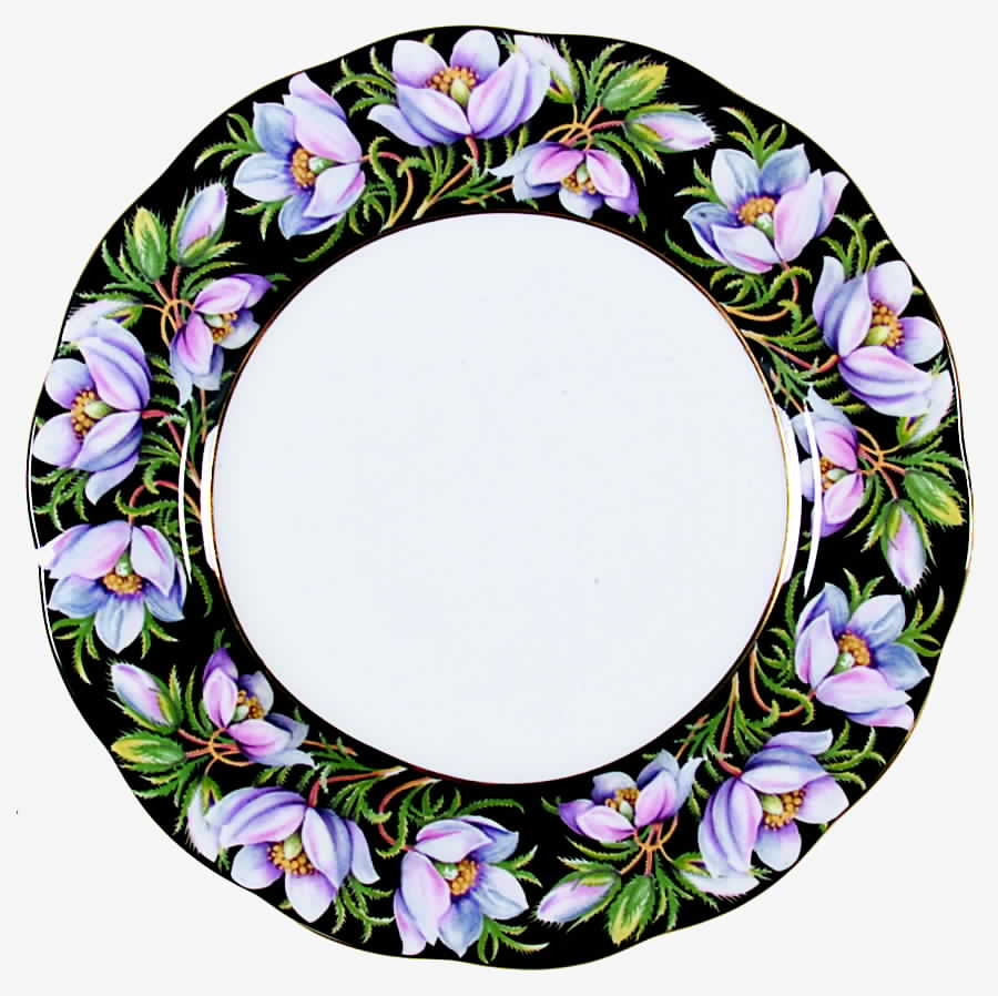 Provincial Flowers Salad Plate by Royal Albert-1