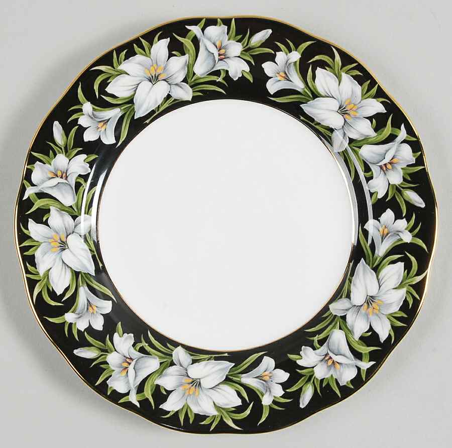 Provincial Flowers Salad Plate by Royal Albert-1