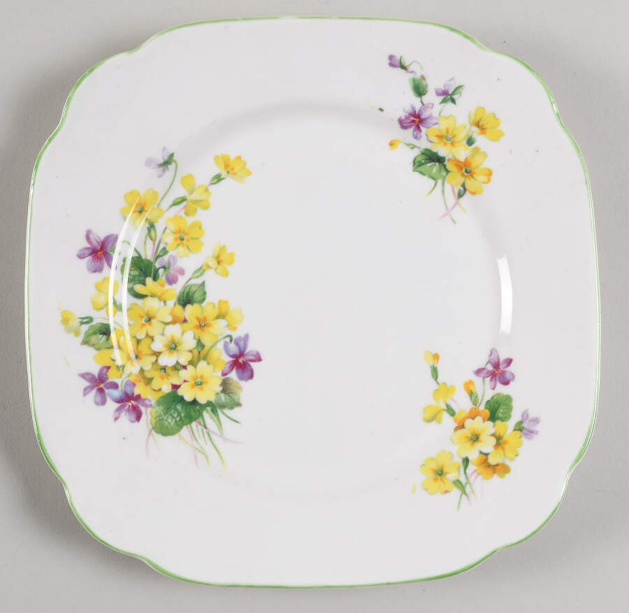 Primulette Square Salad Plate by Royal Albert-1