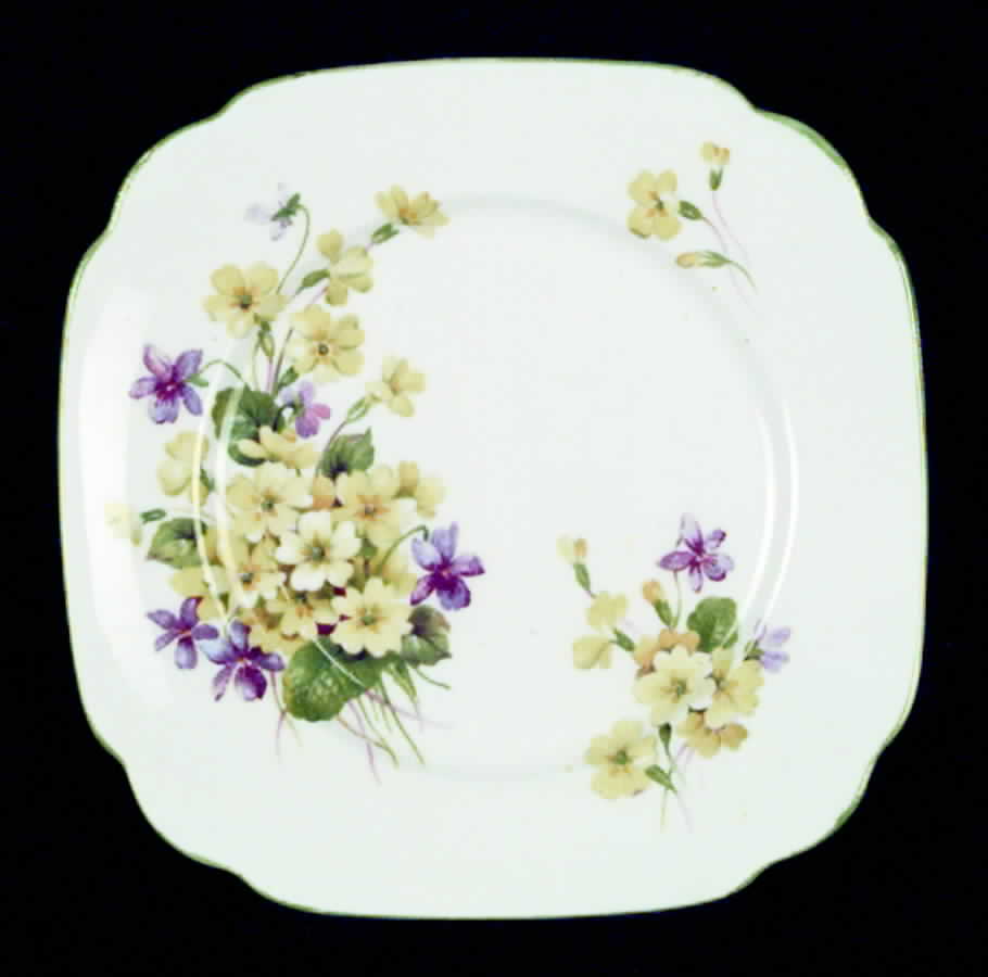 Primulette Square Bread & Butter Plate by Royal Albert-1