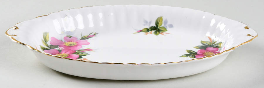 Prairie Rose Tray for Mini Creamer & Open Sugar by Royal Albert-1