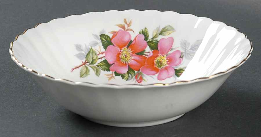 Prairie Rose Coupe Cereal Bowl by Royal Albert-1