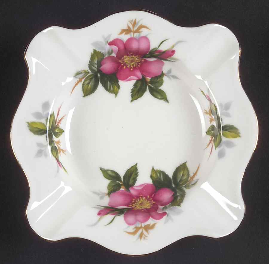 Prairie Rose Small Ashtray by Royal Albert-1