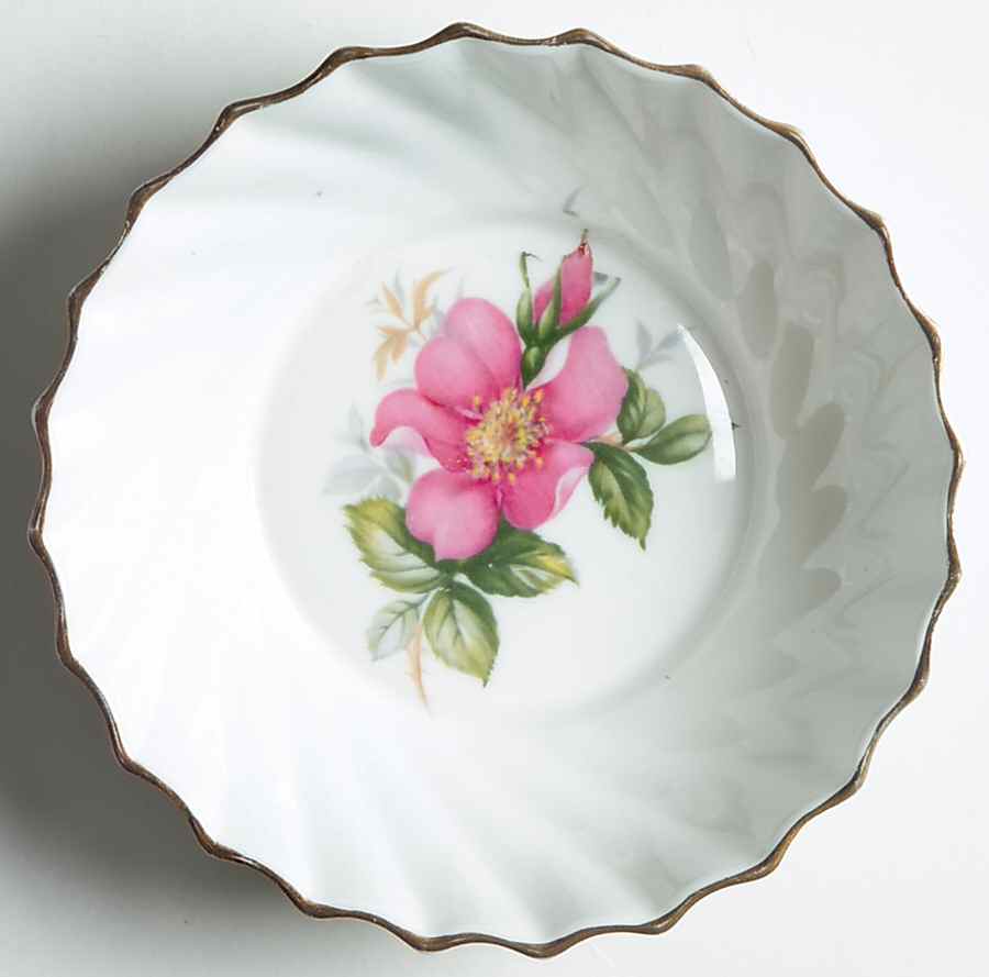Prairie Rose Round Sweet Meat Dish by Royal Albert-1