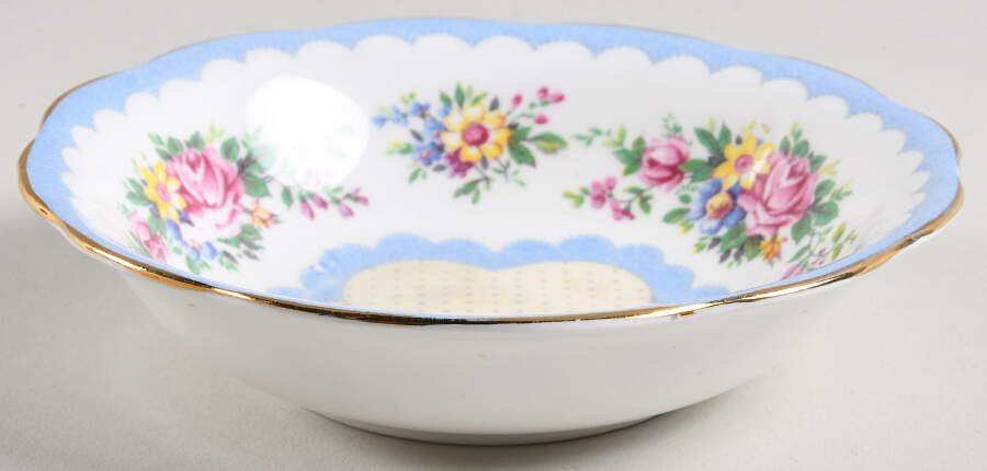 Prudence Blue Fruit/Dessert (Sauce) Bowl by Royal Albert-1