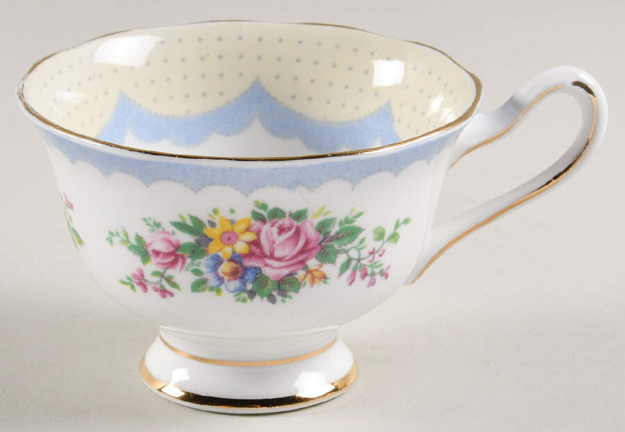 Prudence Blue Footed Cup by Royal Albert-1