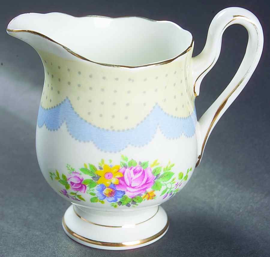 Prudence Blue Mini Creamer by Royal Albert-1