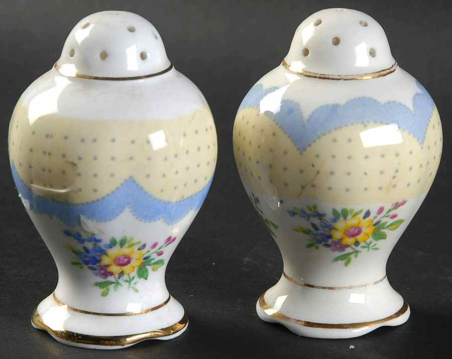 Prudence Blue Salt & Pepper Set by Royal Albert-1