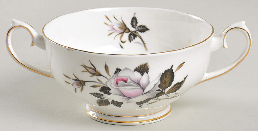 Queen's Messenger Footed Cream Soup Bowl by Royal Albert-1