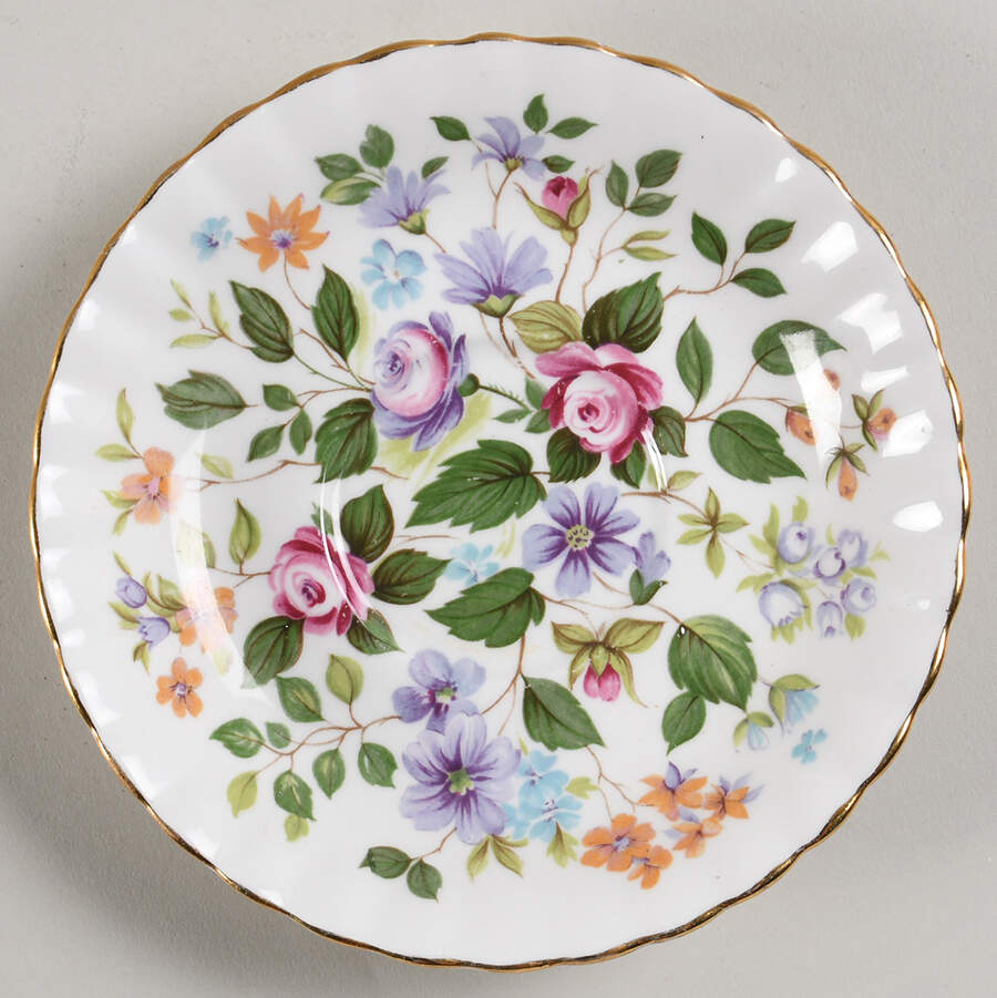 Random Harvest Series Saucer for Footed Cup by Royal Albert-1