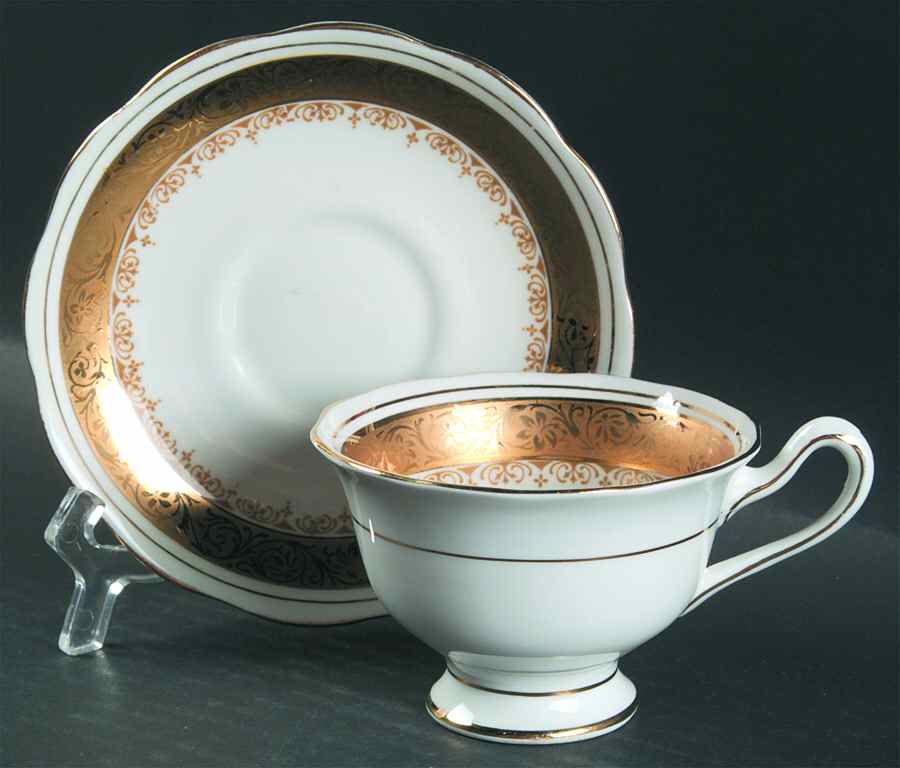 Regency Footed Cup & Saucer Set by Royal Albert-1