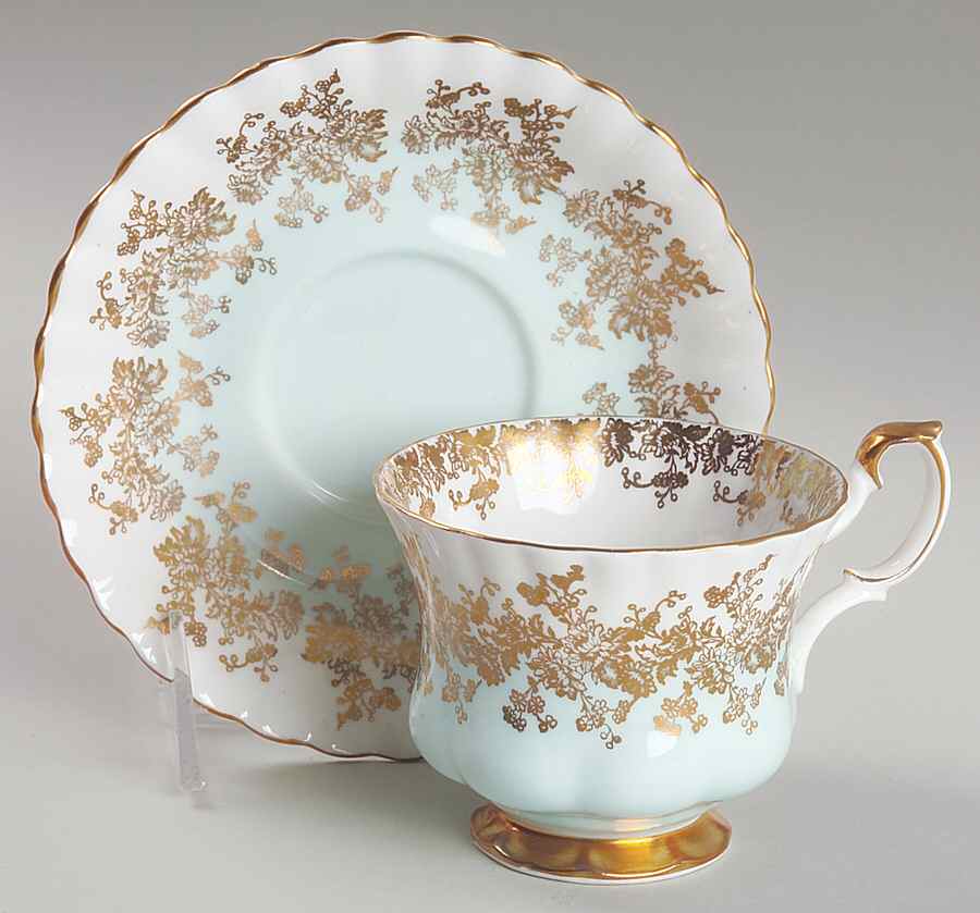 Regal Series Footed Cup & Saucer Set by Royal Albert-1