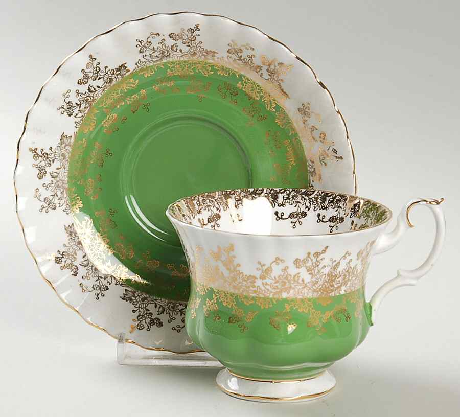 Regal Series Footed Cup & Saucer Set by Royal Albert-1
