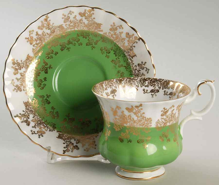 Regal Series Footed Demitasse Cup & Saucer Set by Royal Albert-1