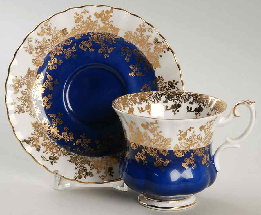 Regal Series Footed Demitasse Cup & Saucer Set by Royal Albert-1