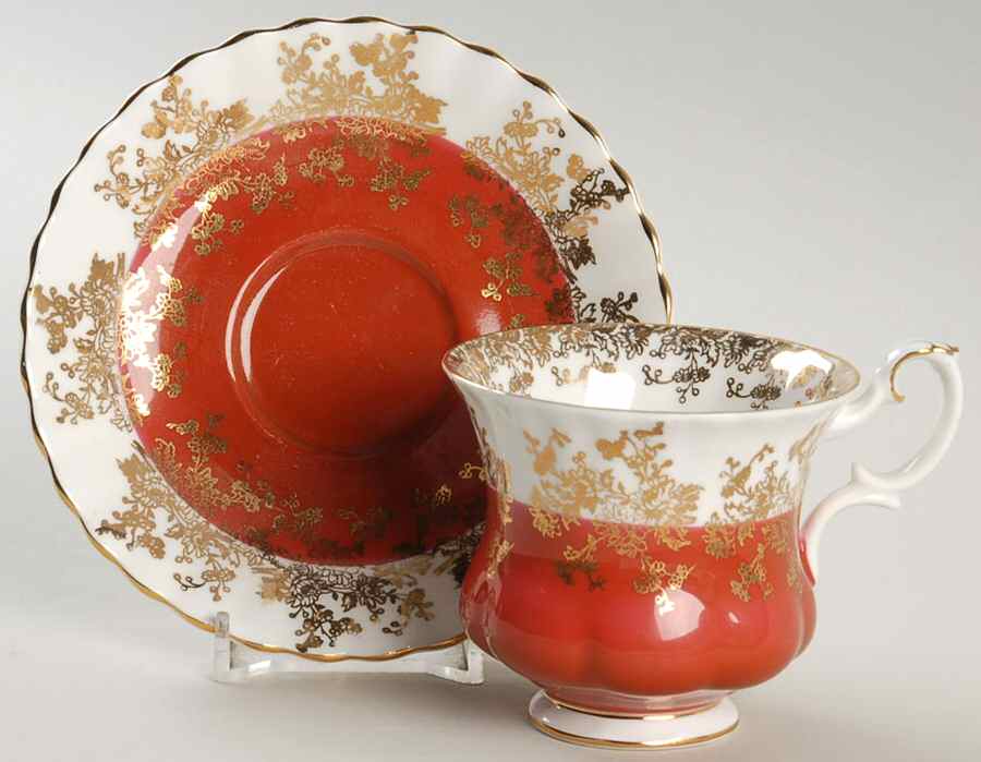 Regal Series Footed Demitasse Cup & Saucer Set by Royal Albert-1