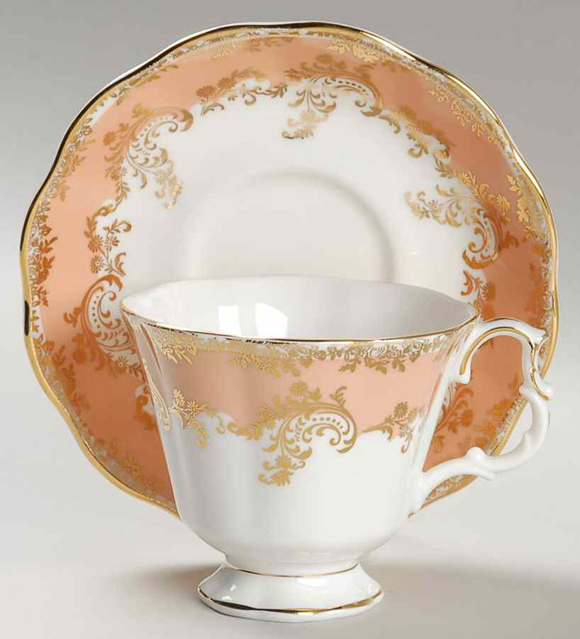 Regina Series Footed Cup & Saucer Set by Royal Albert-1