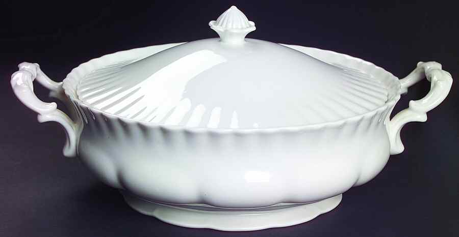 Reverie Round Covered Vegetable by Royal Albert-1