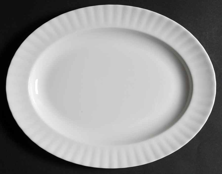 Reverie 13" Oval Serving Platter by Royal Albert-1