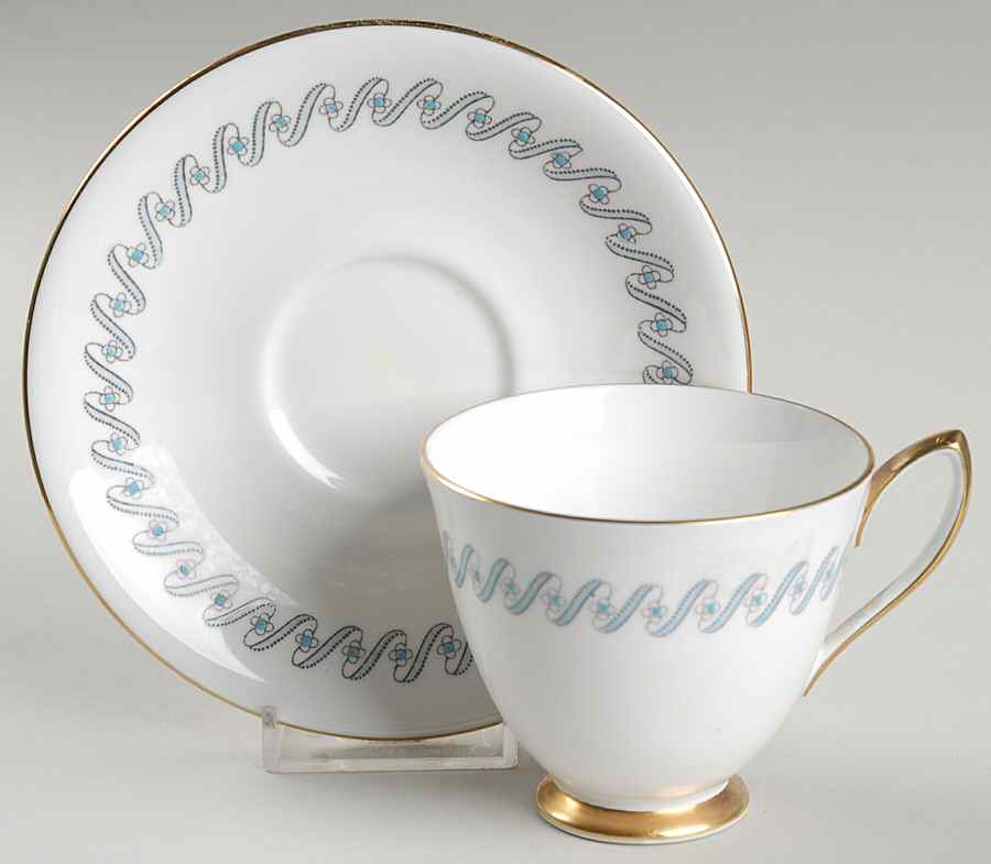 Riviera Footed Cup & Saucer Set by Royal Albert-1