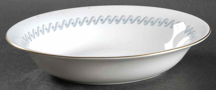 Riviera 9" Oval Vegetable Bowl by Royal Albert-1