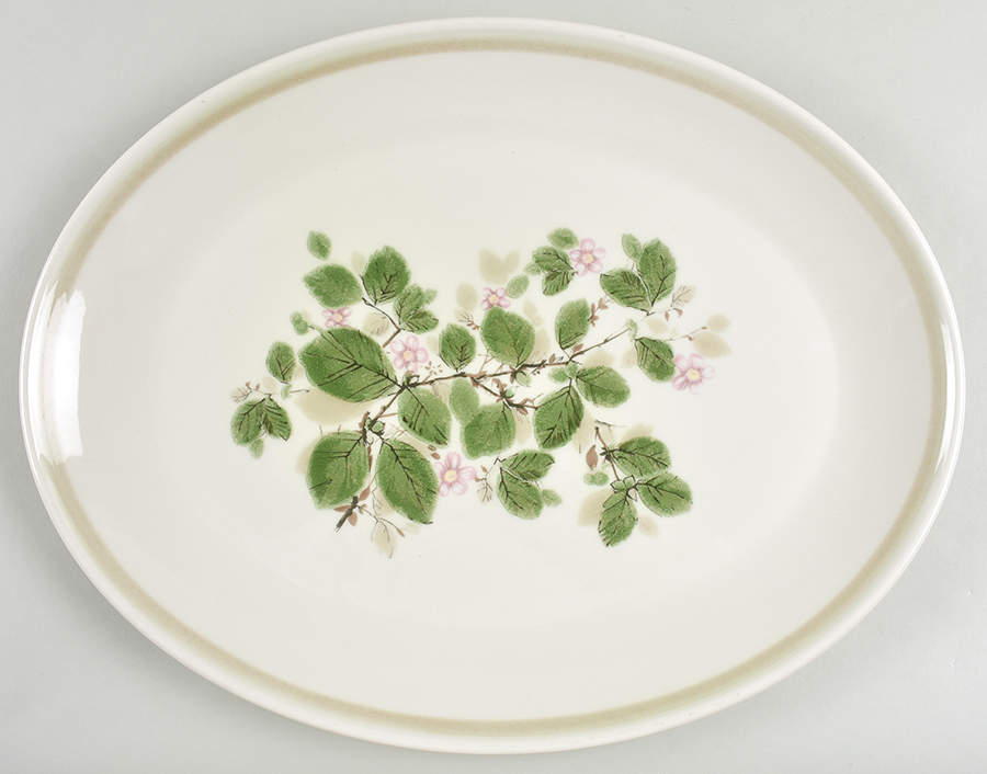 Rose Arbour 16" Oval Serving Platter by Royal Albert-1