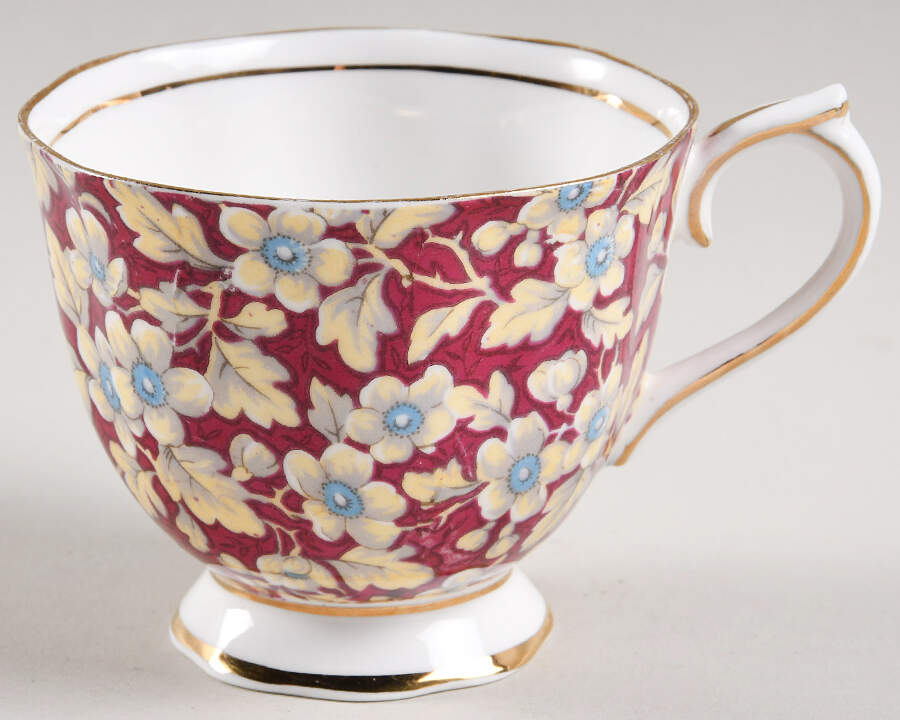 Royal Brocade Saucer for Footed Cup by Royal Albert-1