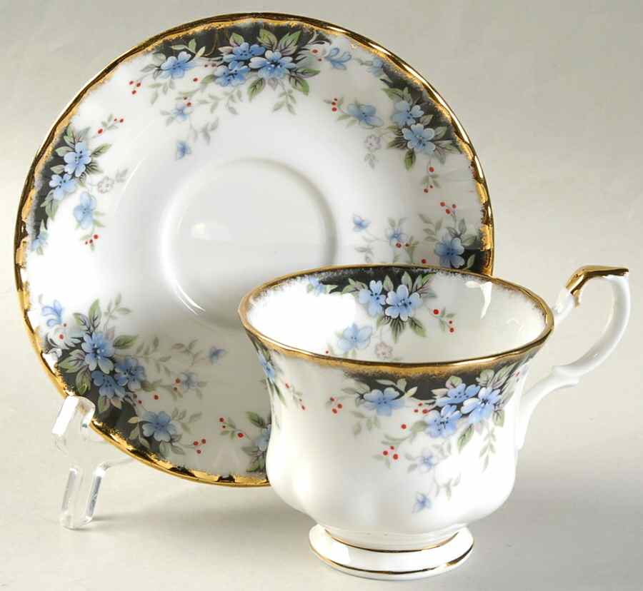Royal Choice Series (Teaware) Footed Cup & Saucer Set by Royal Albert-1