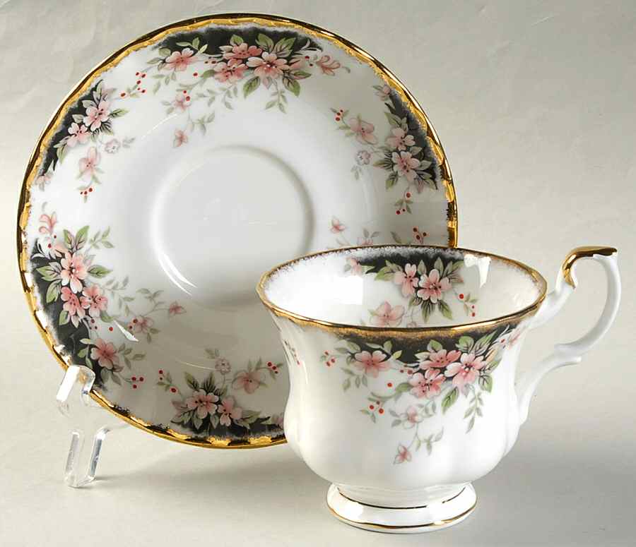Royal Choice Series (Teaware) Footed Cup & Saucer Set by Royal Albert-1